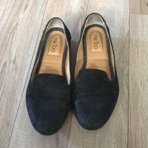Black loafers
